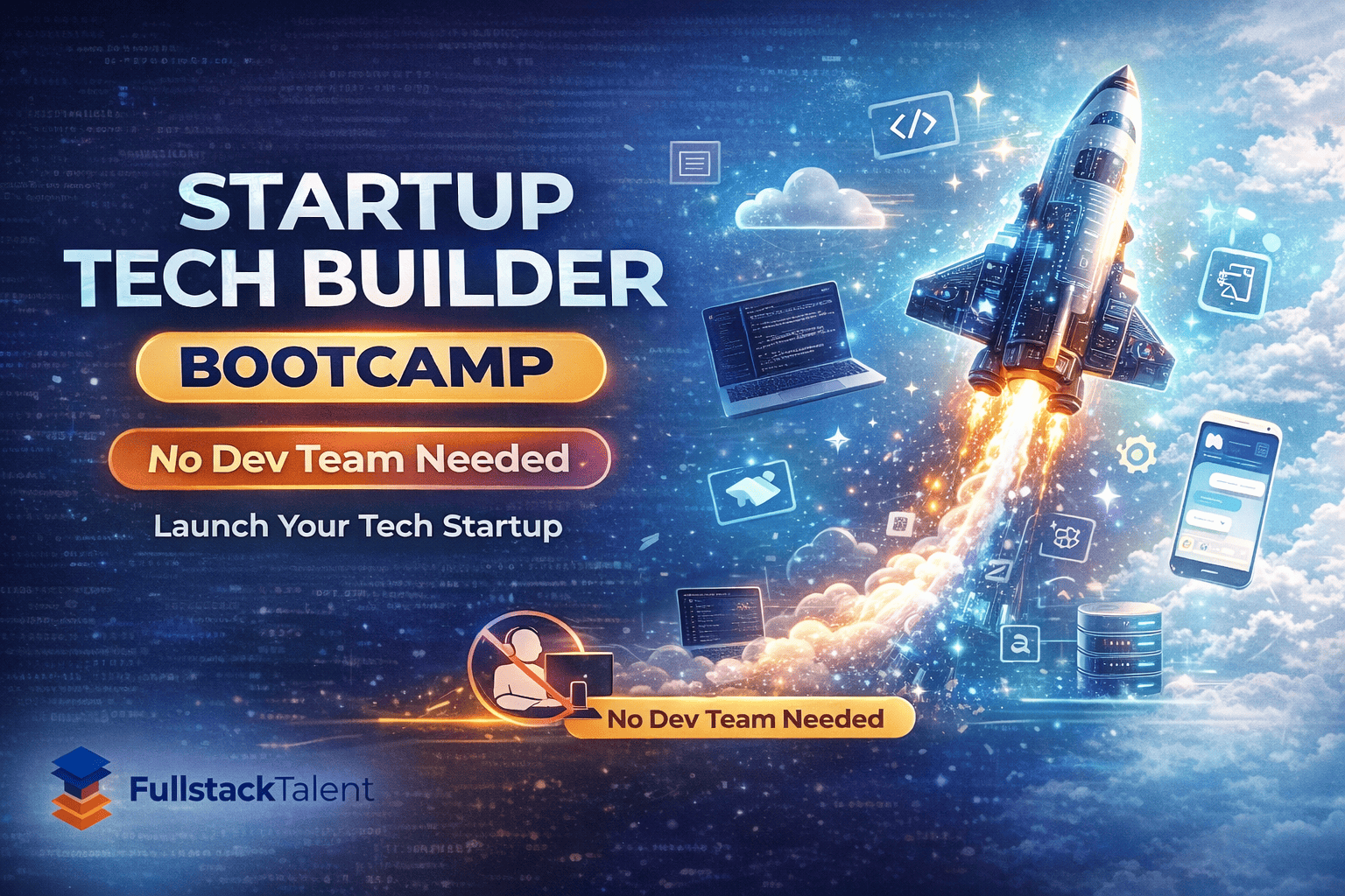 Bootcamp Startup Tech Builder Batch 1: Solo Founder Edition + Bonus Mentoring 1 Tahun