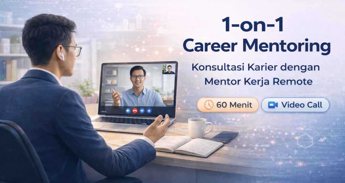 1-on-1 Career Mentoring: Konsultasi Karier dengan Mentor Kerja Remote
